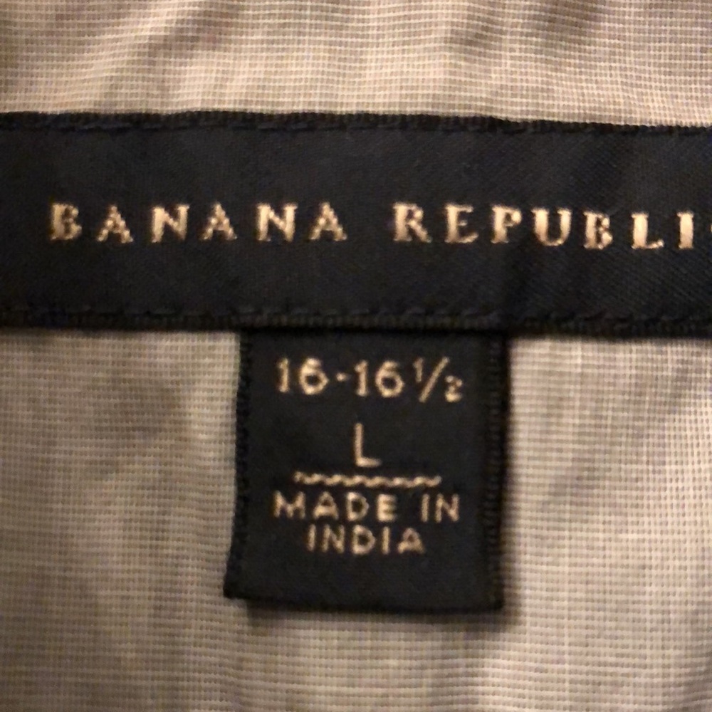 Banana Republic Long Sleeved Shirt Large - Picture 8 of 8
